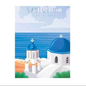 Santorini Greece 🇬🇷 8x10 Print
